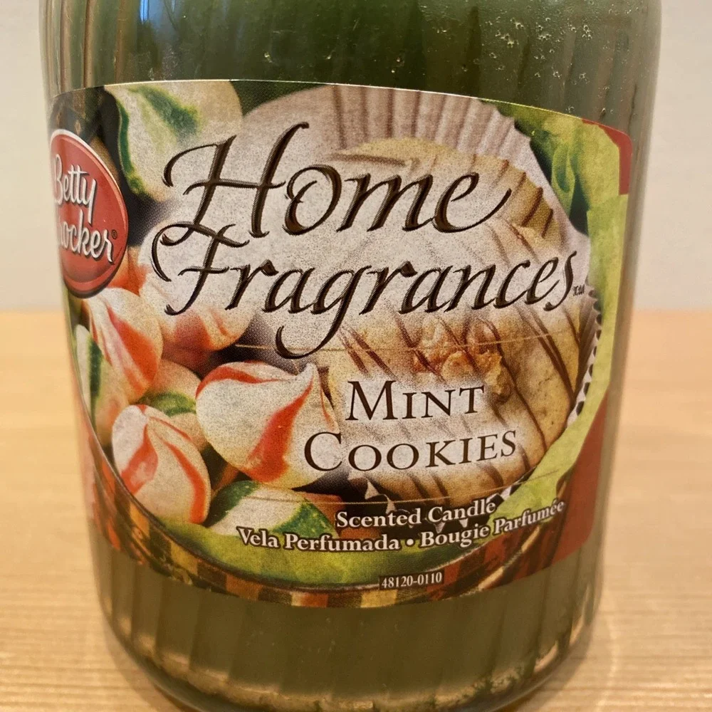 NOS‎ 2003 Betty Crocker Home Fragrances Scented Candle MINT COOKIES 32oz.